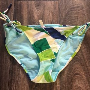 Aerie side tie bikini bottom size S